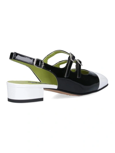 Carel Paris Patent Leather Mary Jane Pumps With Double Buckle In Black