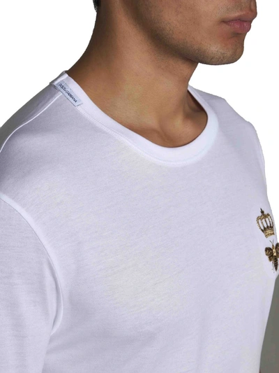 Shop Dolce & Gabbana T-shirts And Polos In White