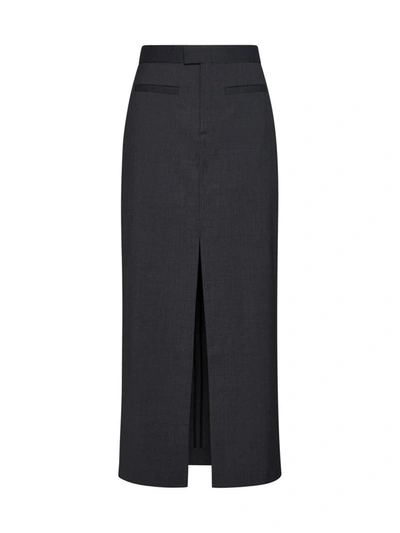 Shop Filippa K Skirts In Dark Grey Melange