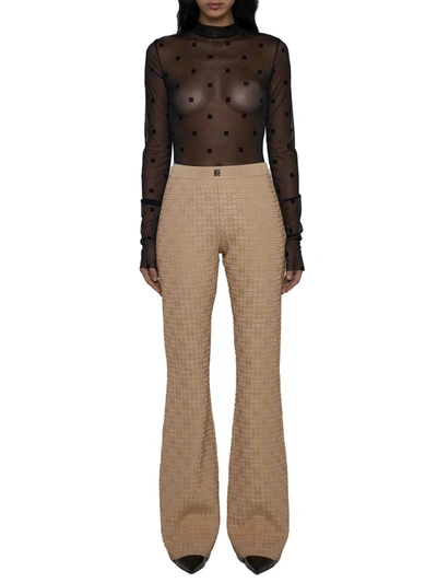 Shop Givenchy Trousers In Brown