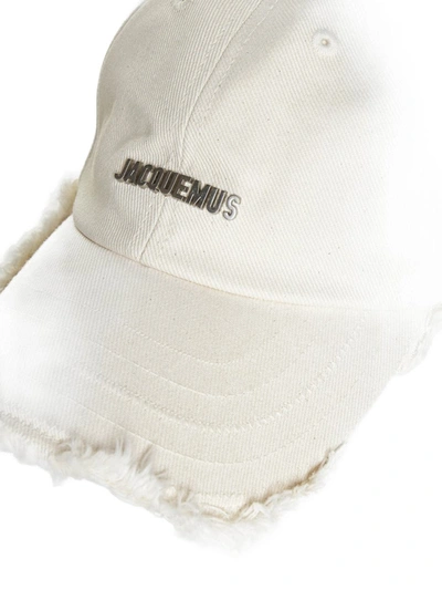 Shop Jacquemus Hats In Off-white