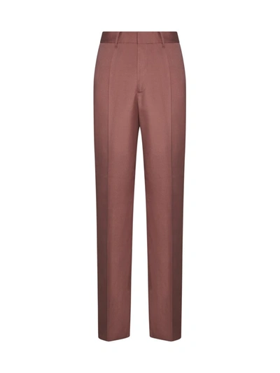 Shop Lardini Trousers In Pink