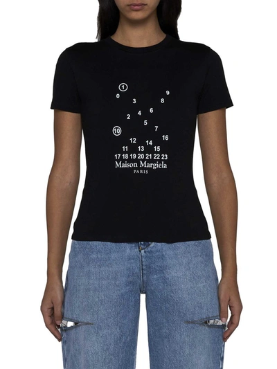 Shop Maison Margiela Recut T-shirts And Polos In Black