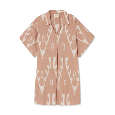Shop Mirth Lanai Popover Dress In Conch Ikat