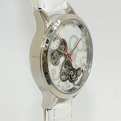Pre-owned Seiko Hello Kitty Automatic Luxury Watch 11 Diamonds & Mother-pearl Dial In Box