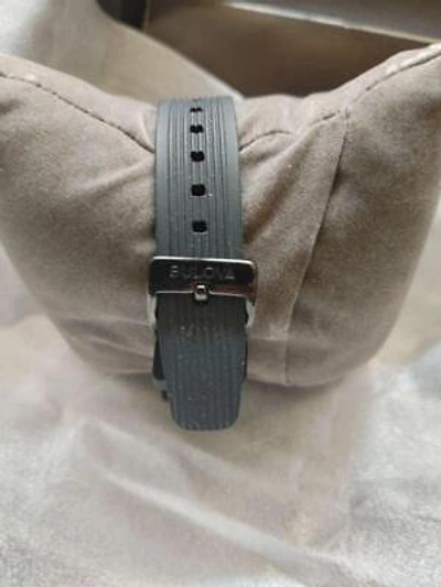Pre-owned Bulova Computron 98c135 Led Digital Black Men's Wrist Watch