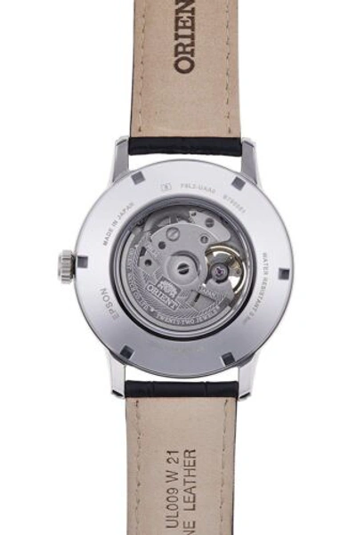 Pre-owned Orient Classic Sun&moon Rn-as0003s Semi-skeleton Mechanical Men's Watch
