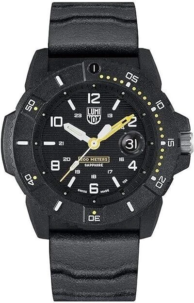 Pre-owned Luminox Navy Seal Xs.3601 Men's Watch 45mm Military Dive 200m Wr