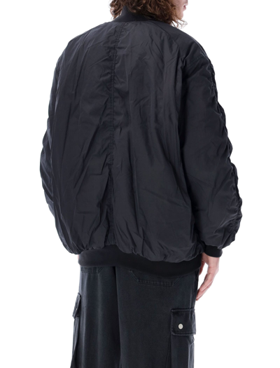 Shop Isabel Marant Bakya Oversize Bomber Jacket In Black