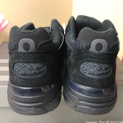 Pre-owned New Balance Balance 993 Men's Sneaker In Triple Black Mr993tb