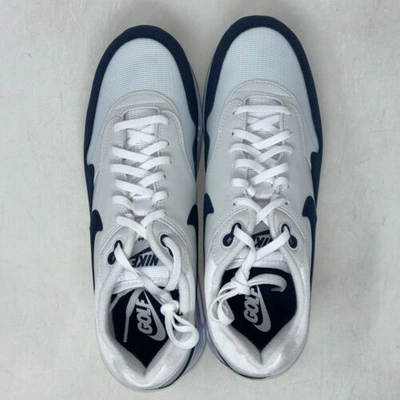 Pre-owned Jordan Nike Air Max 1 '86 'college Navy' White Golf Sneakers, Size 10.5 Bnib Fq3272-100