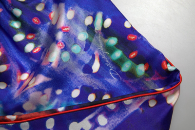 Pre-owned Dolce & Gabbana Pants Multicolor Printed Silk Men Trouser It48/w34/m Rrp 1500usd