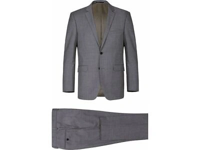 Pre-owned Renoir Men  Suit Separate Super 140 Wool Two Button Classic Fit 508-3 Dark Gray In See Title