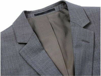 Pre-owned Renoir Men  Suit Separate Super 140 Wool Two Button Classic Fit 508-3 Dark Gray In See Title