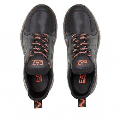 Pre-owned Ea7 Shoes Sneaker Emporio Armani  Man Sz. Us 5,5 X8x057xk217 Q217 Black