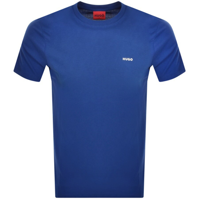 Shop Hugo Dero222 T Shirt Blue