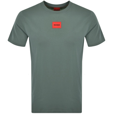 Shop Hugo Diragolino212 T Shirt Green