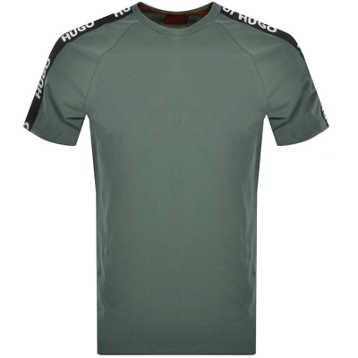 Shop Hugo Sporty Logot Shirt Green