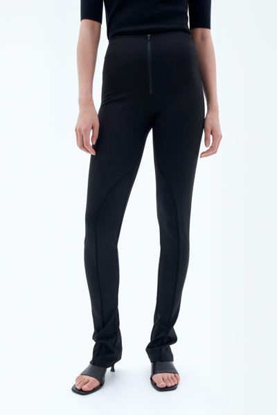 Shop Filippa K High Waist Jersey Trousers In Black