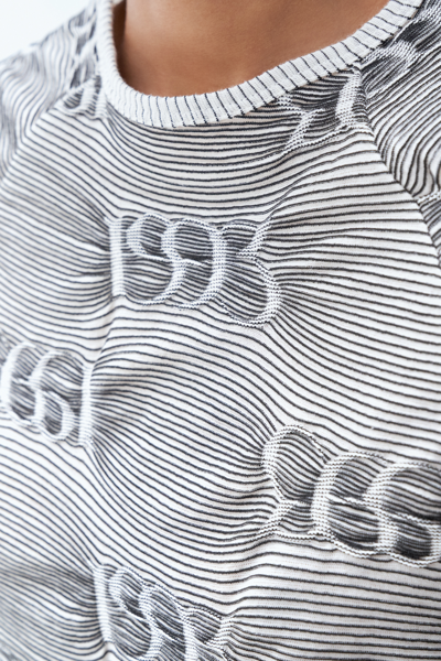 Filippa K Jacquard Cap Sleeve Tee In White