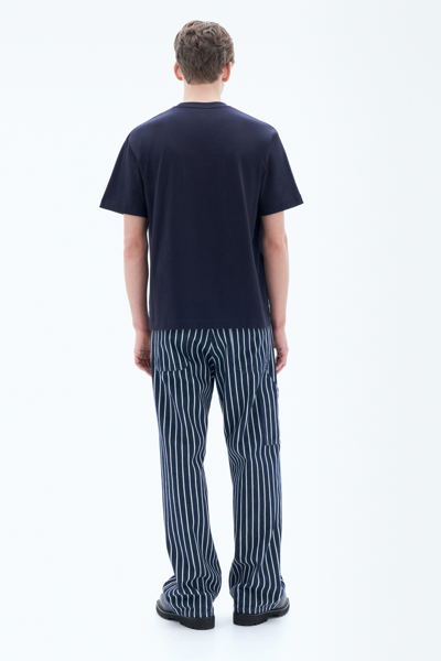 Filippa K Heavy Crewneck Tee In Blue