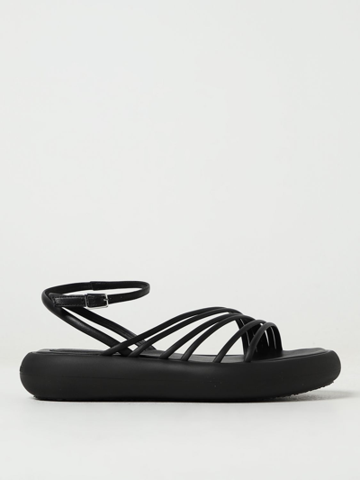 Shop Vic Matie Flat Sandals Vic Matié Woman Color Black