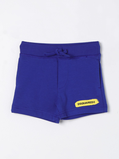 Shop Dsquared2 Junior Pants  Kids Color Gnawed Blue