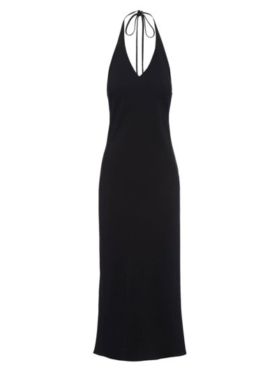 Shop Prada Women's Sablé Dress In Black