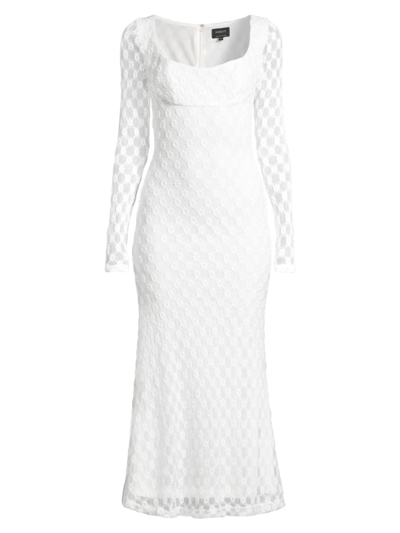 Shop Bardot Women's Adoni Lace Midi-dress In White