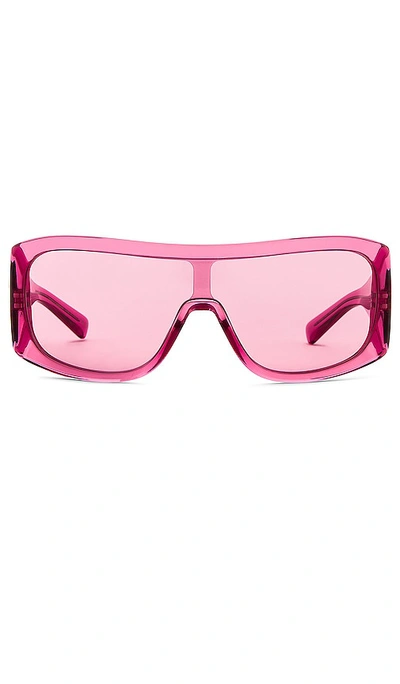 Dolce & Gabbana Mask Sunglasses In Pink