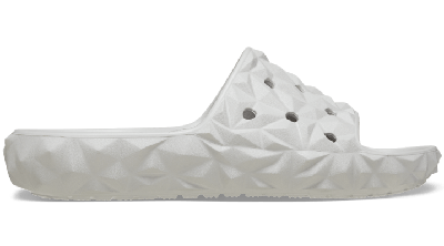 Shop Crocs Classic Geometric Slide 2.0 In Atmosphere