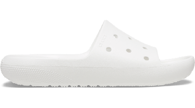 Shop Crocs | Unisex | Classic 2.0 | Slides | White | W8/m7