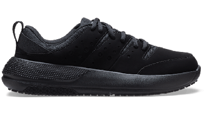 Crocs Pfd On The Clock Work Sneaker In Triple Black