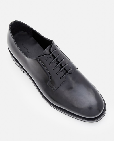 Shop Givenchy Classic Lace Up Derby In Black