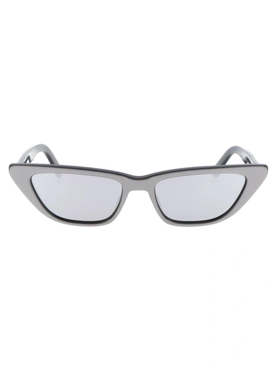 Shop Ambush Sunglasses In 2507 Red Dark Grey