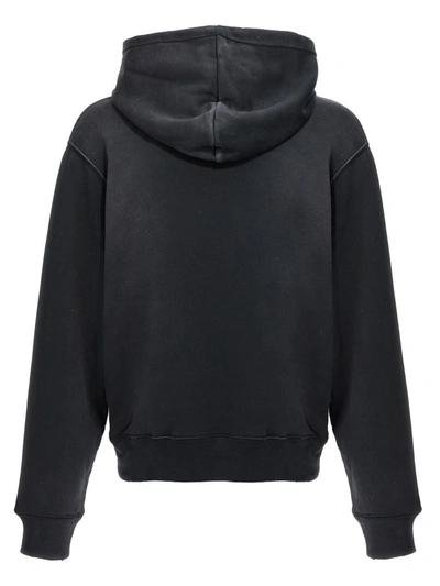 Amiri Track Patch-embellished Hoodie In Gray