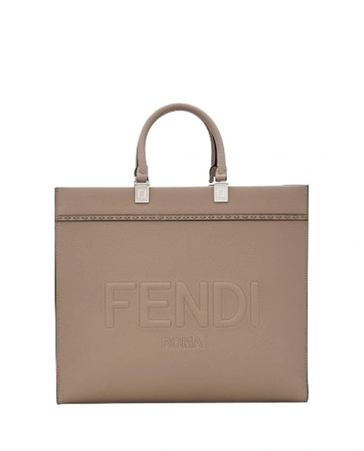 Shop Fendi Sunshine Bag In Green