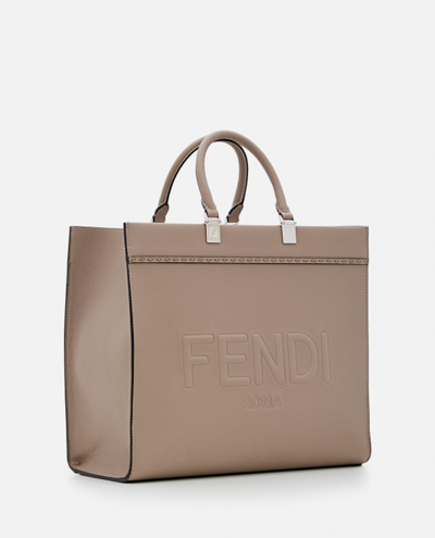 Shop Fendi Sunshine Bag In Green