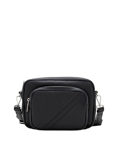 Shop Fendi Leather Camera Bag In Black