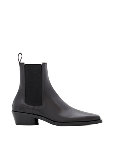 Shop Proenza Schouler Bronco Leather Chelsea Boots In Black