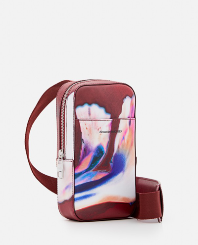 Alexander Mcqueen Leather Iphone Case In Multicolor