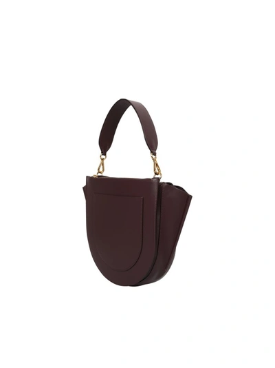 Shop Wandler Hortensia Medium Bag In Brown