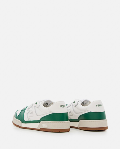 Shop Fendi Ff Match Mix Sneakers In White