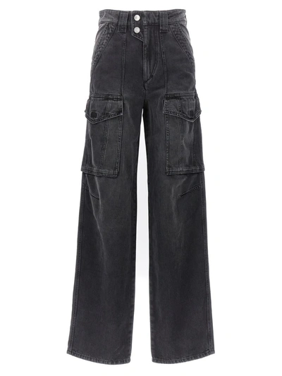 Shop Isabel Marant Étoile 'heilani' Jeans In Black