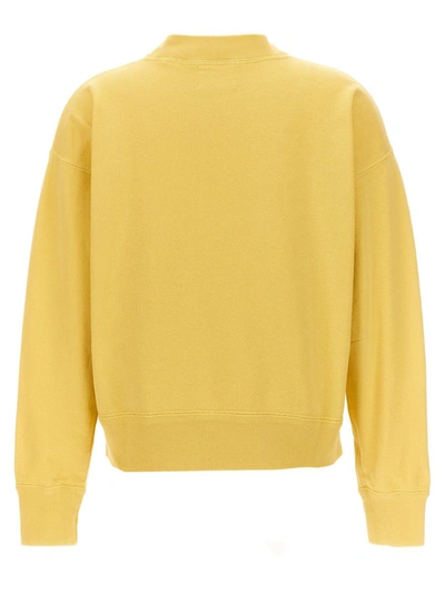 Shop Isabel Marant Étoile 'moby' Sweatshirt In Yellow