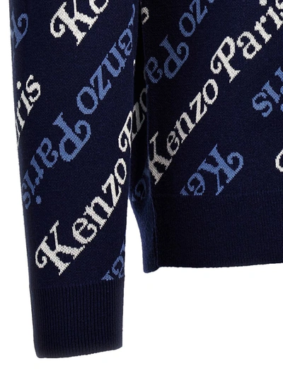 Shop Kenzo ' By Verdy' Cardigan In Blue