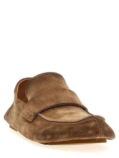 Shop Marsèll 'toddone' Loafers In Beige