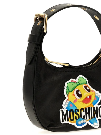 Shop Moschino 'bubble Bobble' Handbag In Black