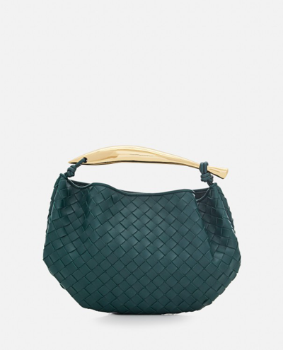 Shop Bottega Veneta Sardine Leather Hand Bag In Green