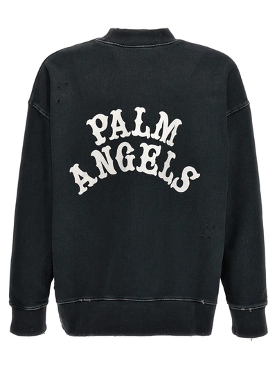 Shop Palm Angels 'dice Logo' Sweatshirt In Black